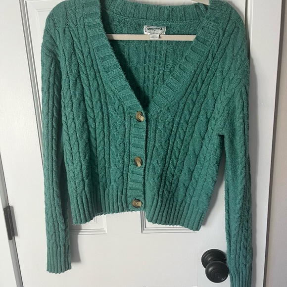 American Eagle Outfitters Sweaters - American Eagle Cropped Knit Cardigan
